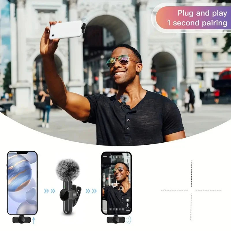 NOX VoiceClip – Micrófono Lavalier Inalámbrico para Creadores