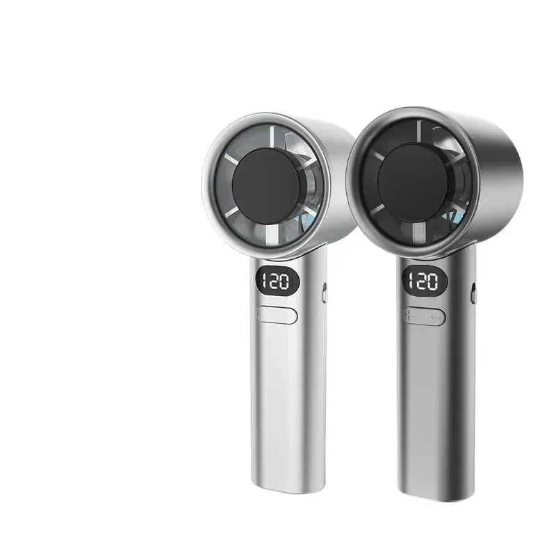 NOX BreezeMini – Ventilador de Mano Silencioso 4 Velocidades con Display de Batería