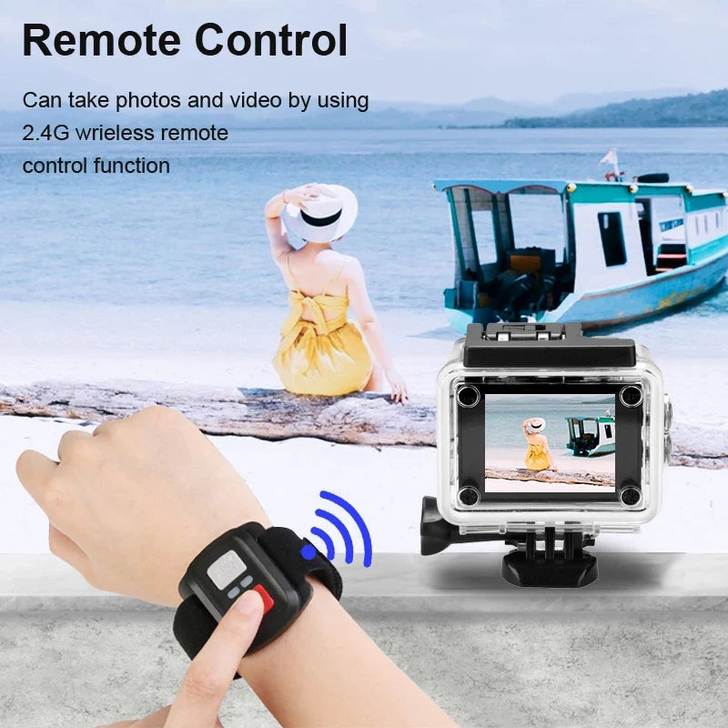 NOX ActionCam 4K – Cámara de Acción Compacta Resistente al Agua