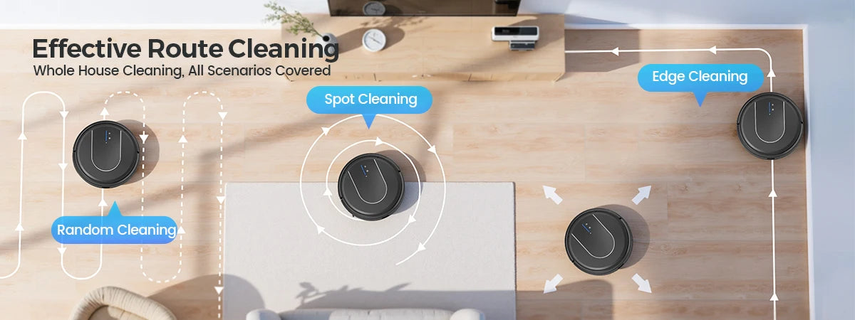 NOX RoboVac E2 – Robot Aspiradora 3 en 1 5000Pa con Mopa, Carga Automática y Control WiFi/Alexa