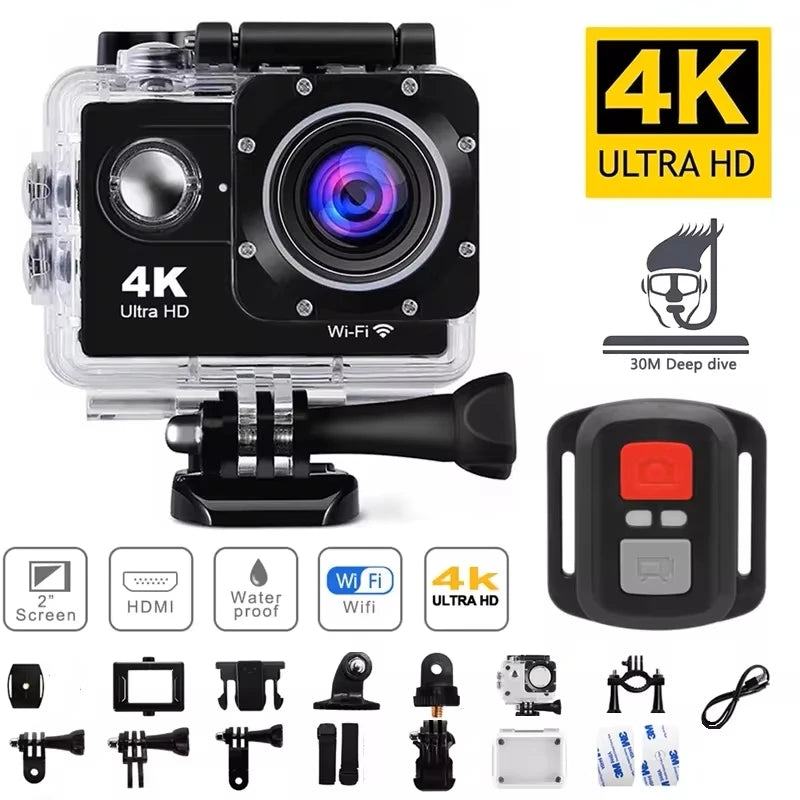 NOX ActionCam 4K – Cámara de Acción Compacta Resistente al Agua