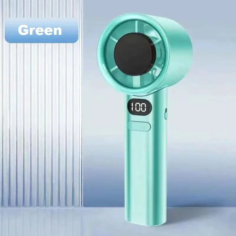 NOX BreezeMini – Ventilador de Mano Silencioso 4 Velocidades con Display de Batería