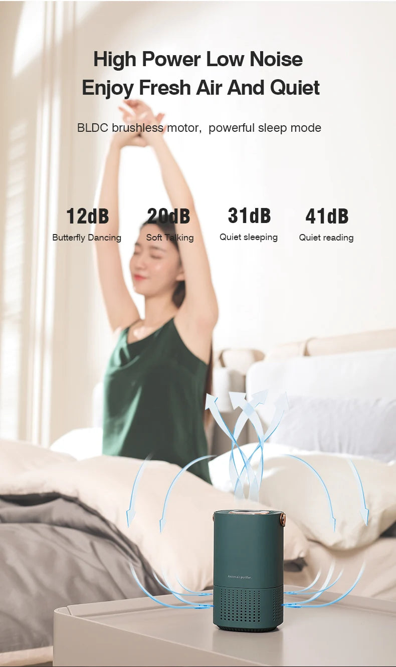 Purificador de Aire A8 – Aire Limpio y Fresco para tu Hogar