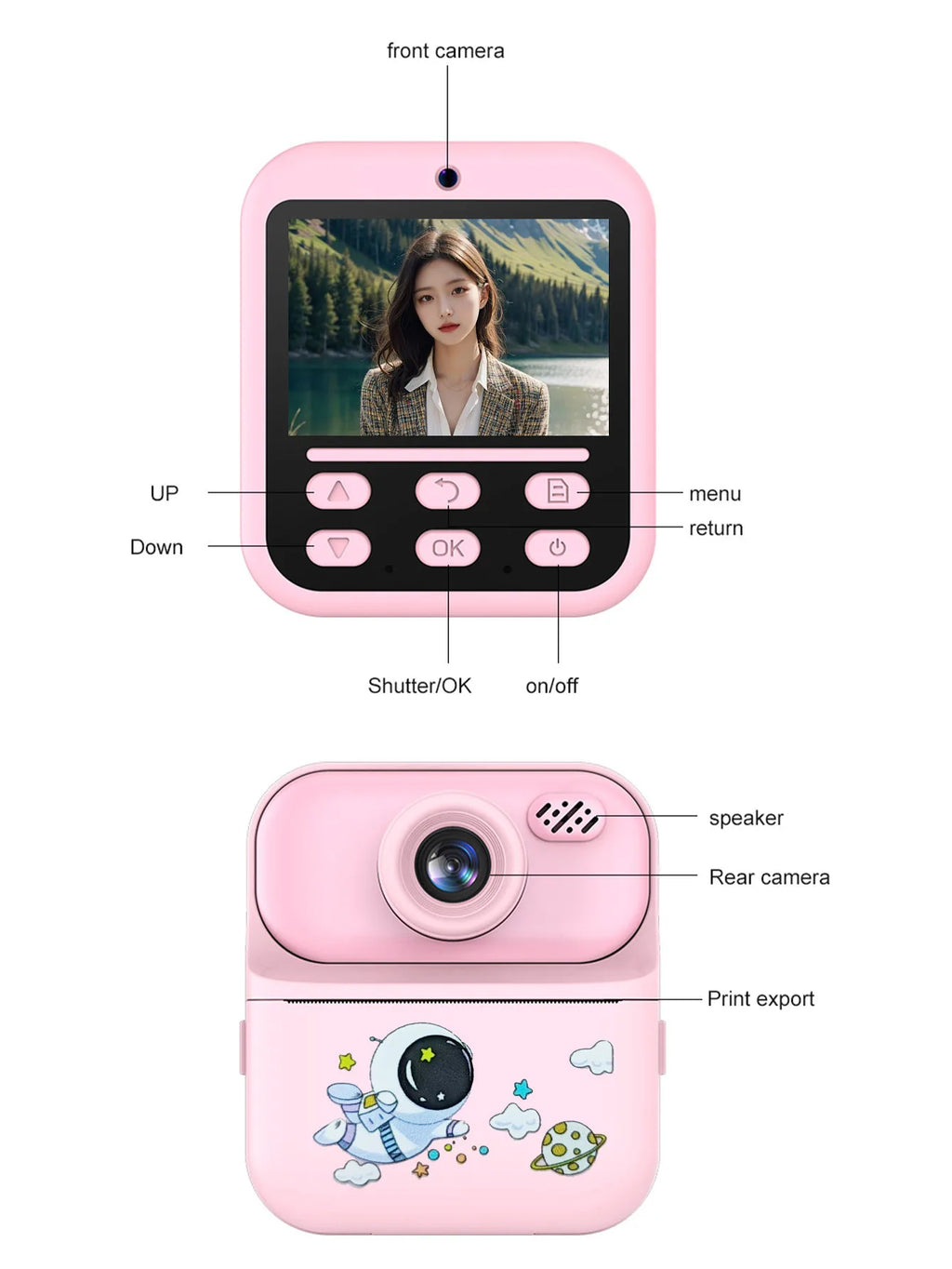 NOX InstaCam – Cámara Digital con Impresión Instantánea HD