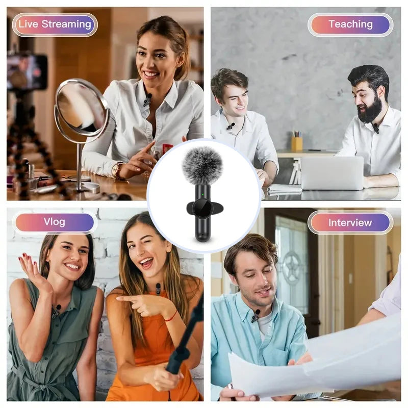 NOX VoiceClip – Micrófono Lavalier Inalámbrico para Creadores