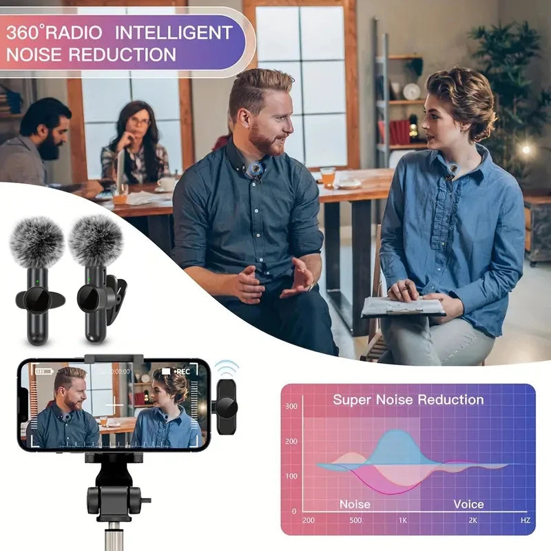 NOX VoiceClip – Micrófono Lavalier Inalámbrico para Creadores