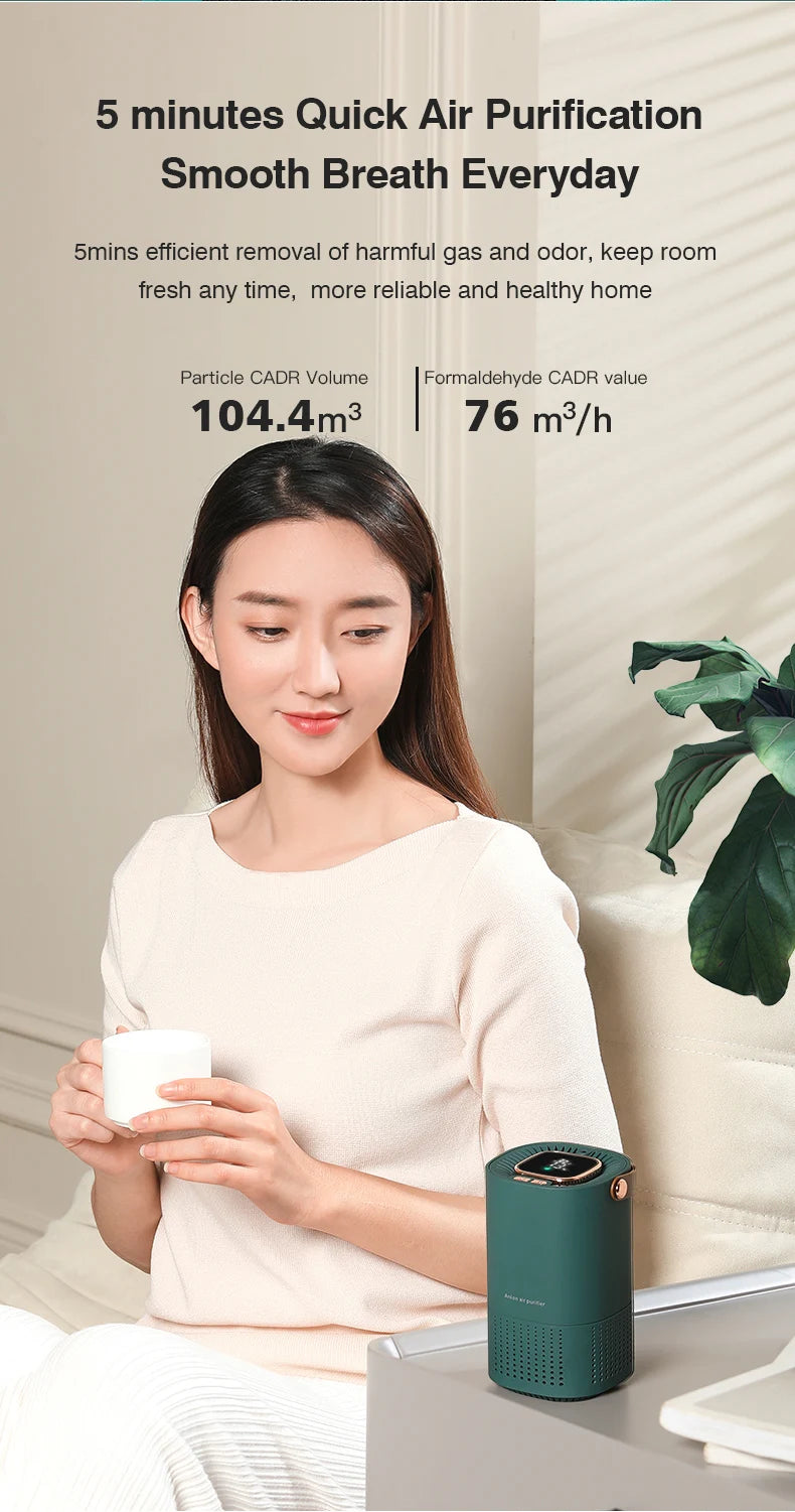 Purificador de Aire A8 – Aire Limpio y Fresco para tu Hogar