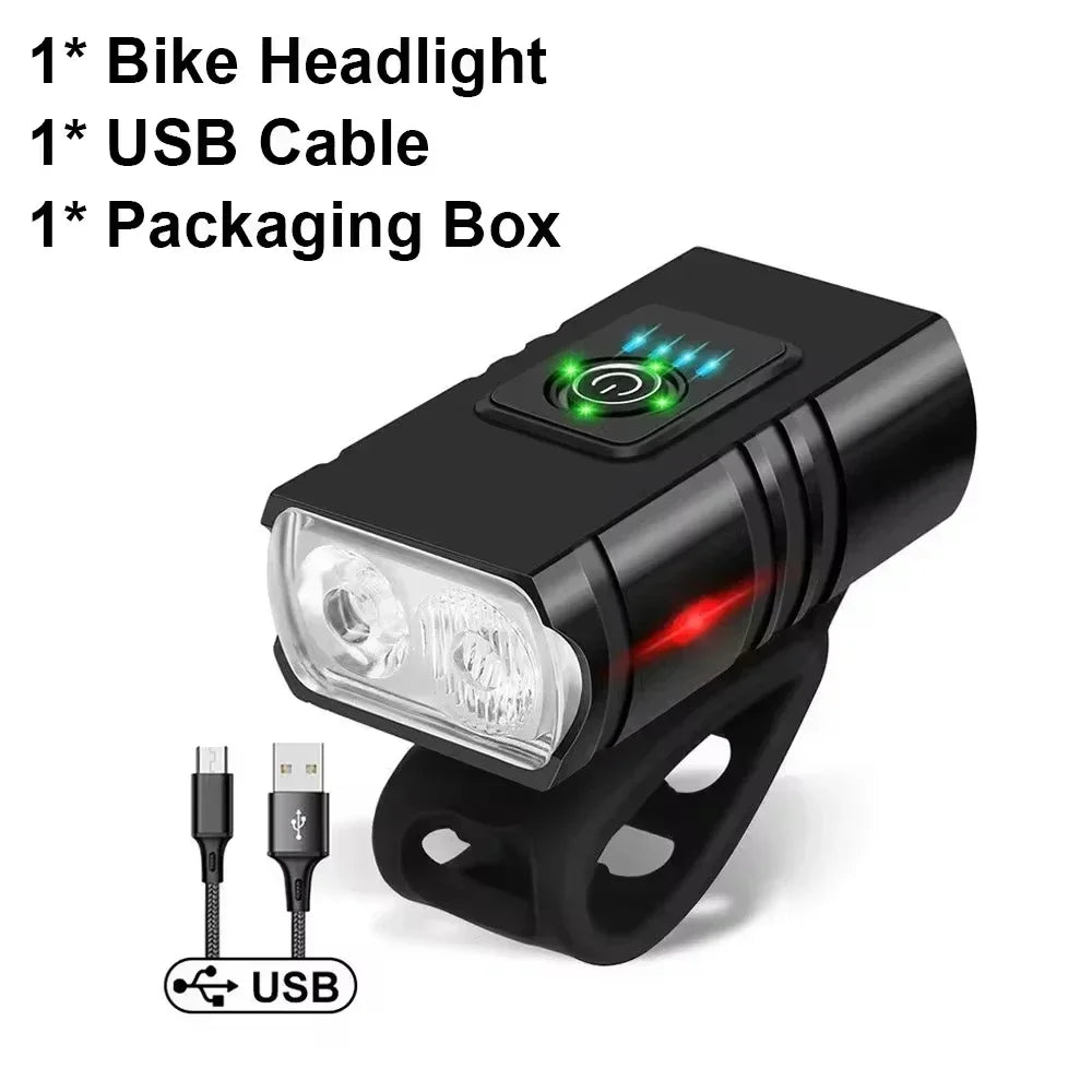 NOX BikeLux Pro – Linterna LED Recargable USB-C para Bicicleta, Ultraliviana y Resistente al Agua
