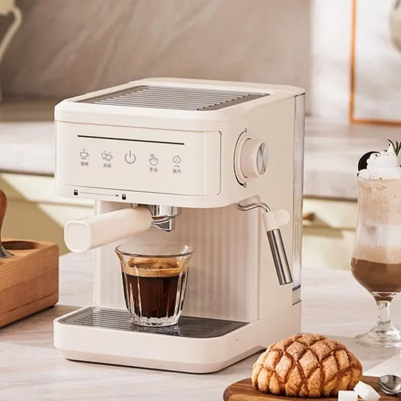NOX | Cafetera Espresso Eléctrica 20 Bar Semi-Automática con Vaporizador