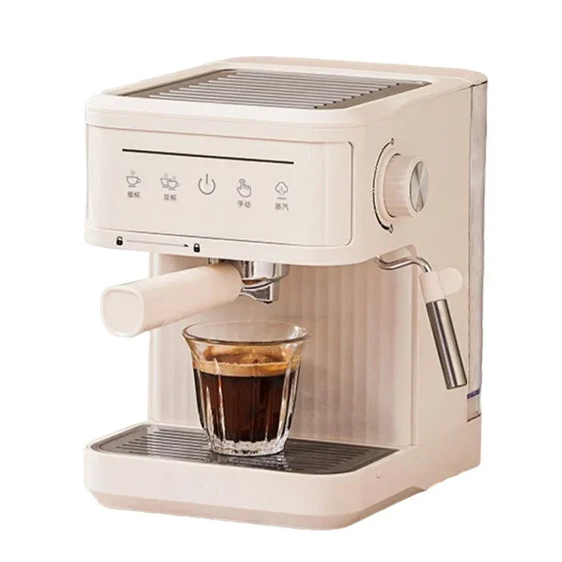 NOX | Cafetera Espresso Eléctrica 20 Bar Semi-Automática con Vaporizador