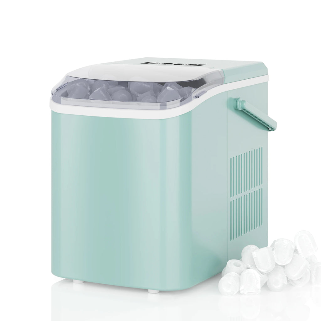 Máquina de Hielo Portátil – 9 Cubos Listos en 6 Minutos, Silenciosa y Compacta