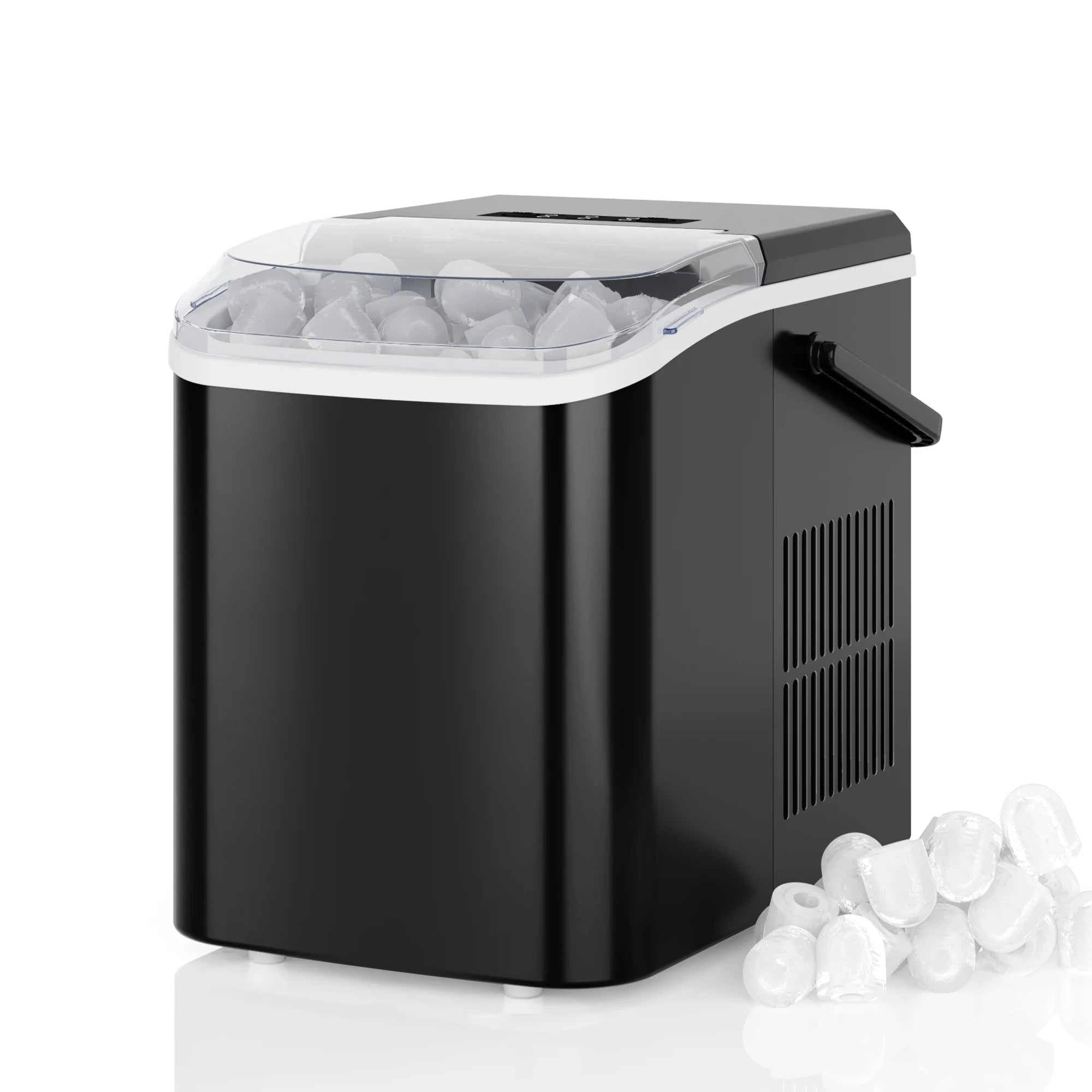 Máquina de Hielo Portátil – 9 Cubos Listos en 6 Minutos, Silenciosa y Compacta