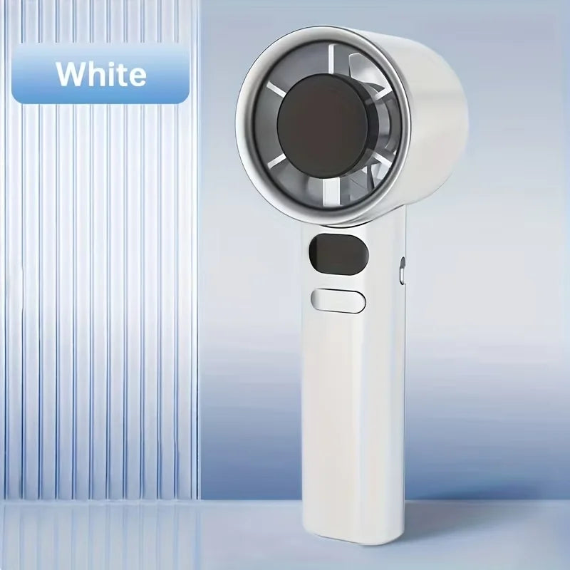 NOX BreezeMini – Ventilador de Mano Silencioso 4 Velocidades con Display de Batería