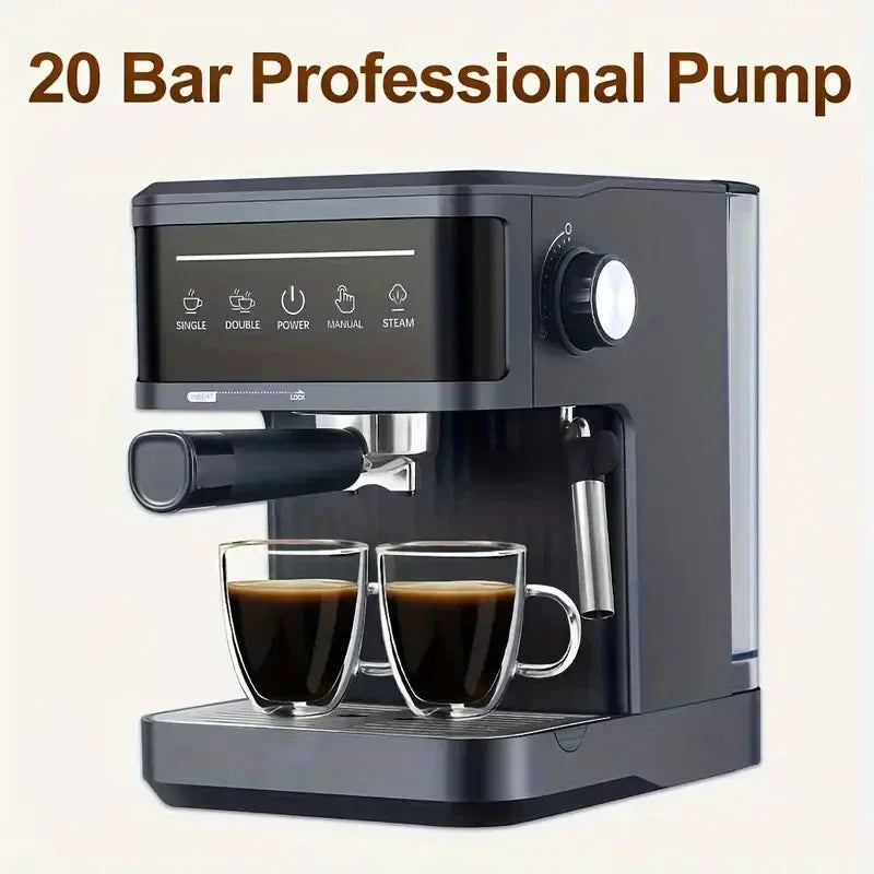NOX | Cafetera Espresso Eléctrica 20 Bar Semi-Automática con Vaporizador