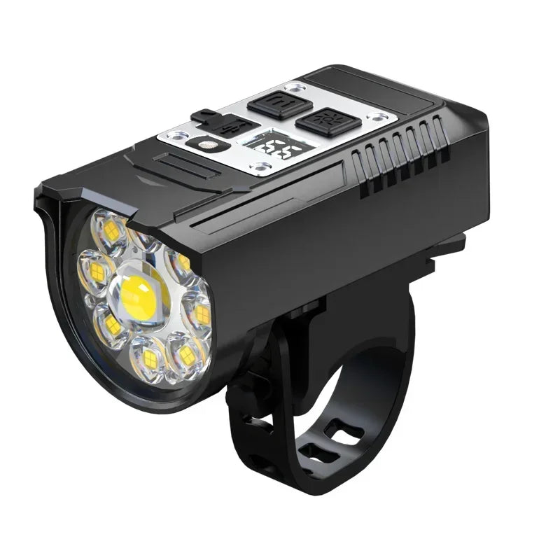 NOX BikeLux Pro – Linterna LED Recargable USB-C para Bicicleta, Ultraliviana y Resistente al Agua