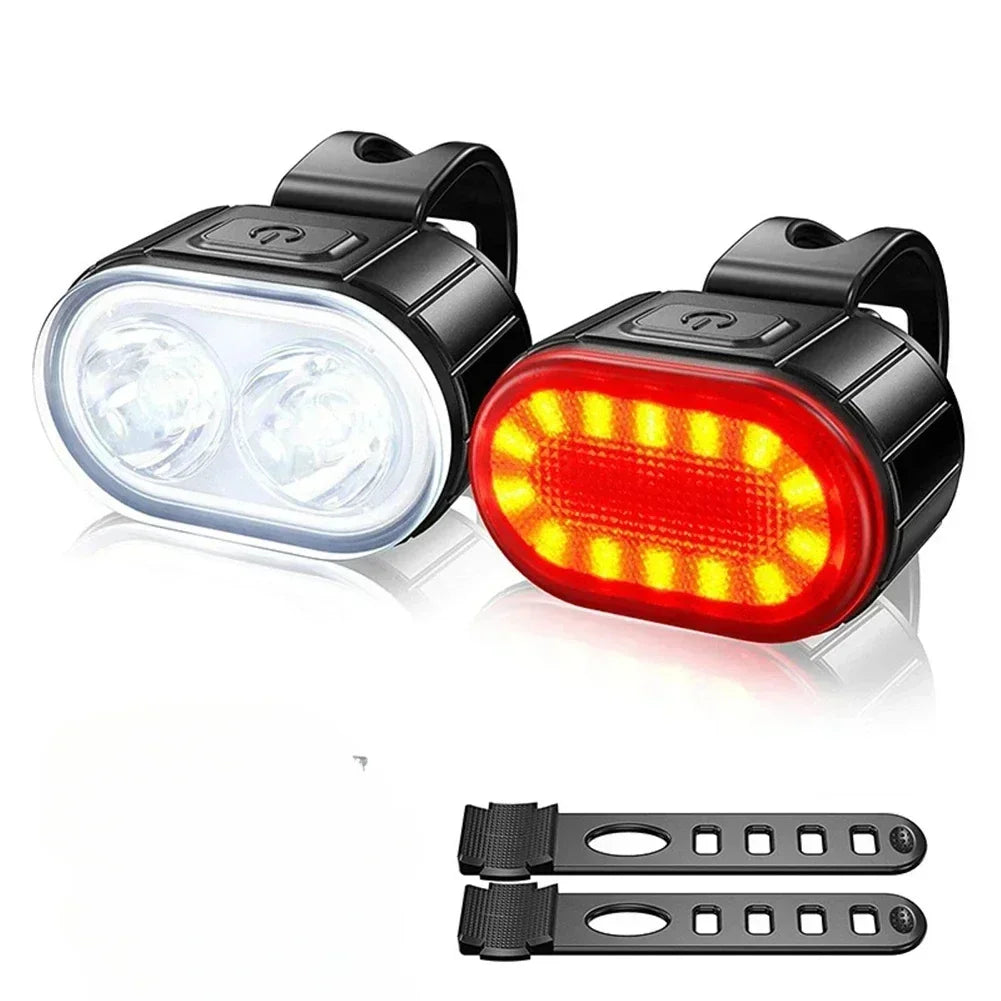 NOX BikeLux Pro – Linterna LED Recargable USB-C para Bicicleta, Ultraliviana y Resistente al Agua