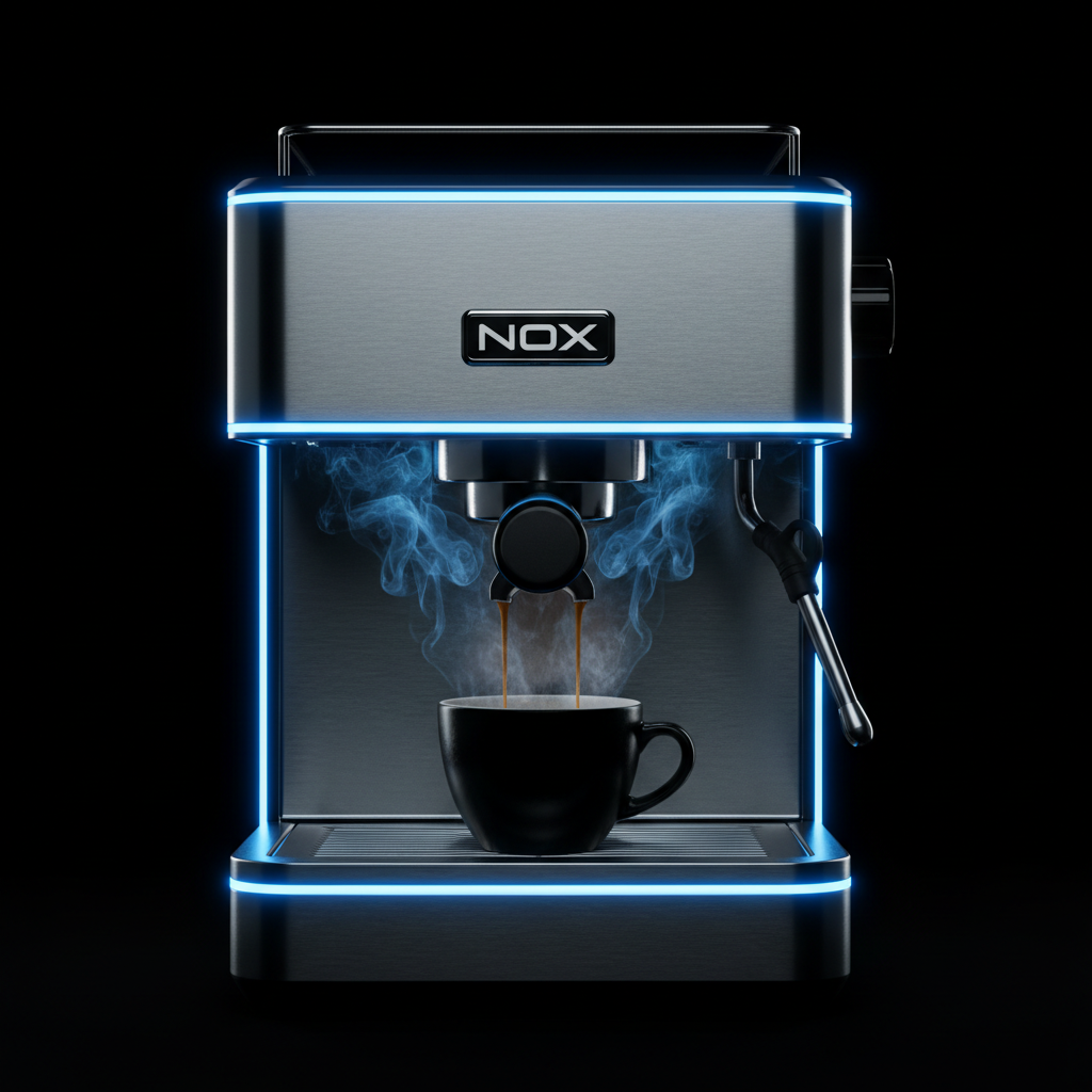 NOX Cafetera Espresso 20 Bar – Vista Frontal
