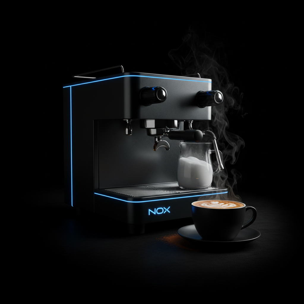 NOX Cafetera Espresso 20 Bar – Cappuccino con Vapor